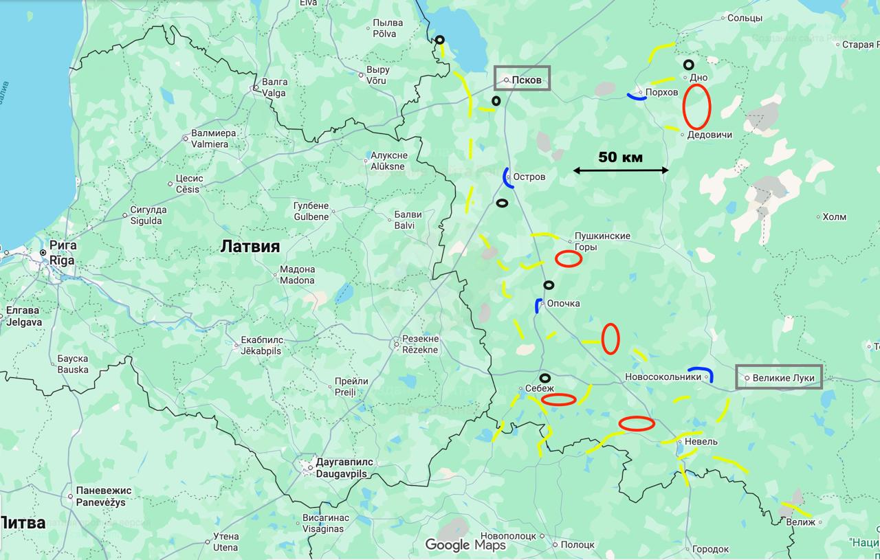 Attacco ai Baltici: Mappa 1